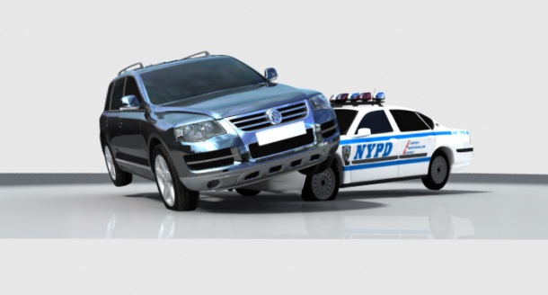 touarge-police-car